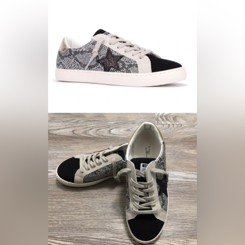 Vintage Havana Black and Gray Sneakers